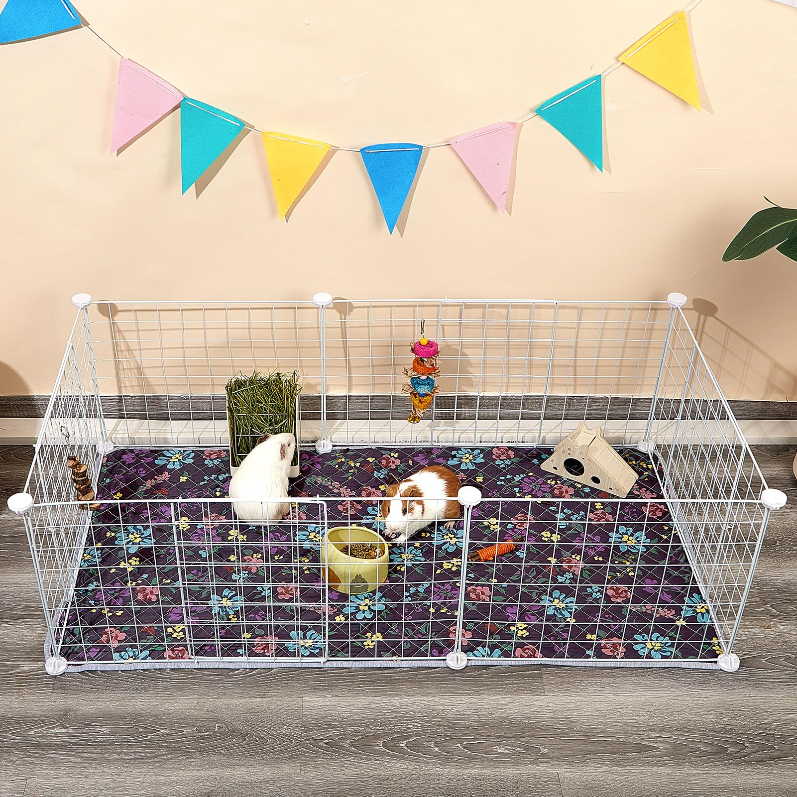 Bienbee guinea pig bedding reusable pads reduce disposable waste