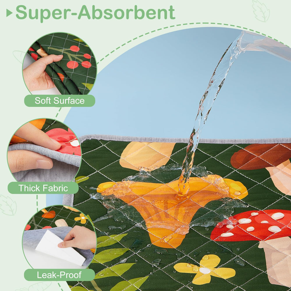 Bienbee Guinea Pig Bedding waterproof bottom protects the cage floor from moisture.