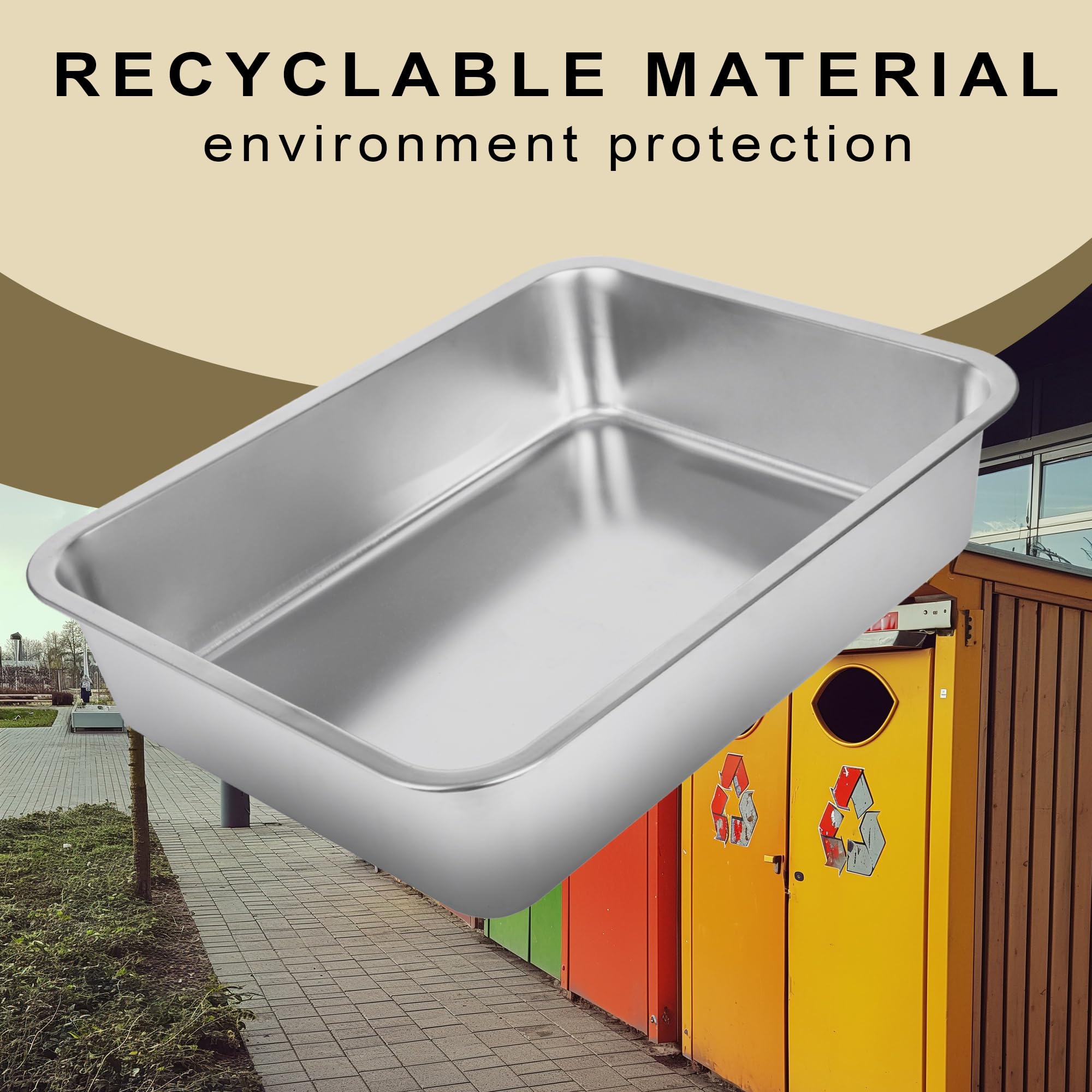 BierBear safe design with rounded edges reduces handling risk during litter changes.
