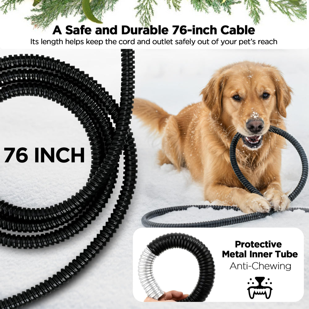 BietrunPro 76-inch cord with protective inner tube keeps cables safe.