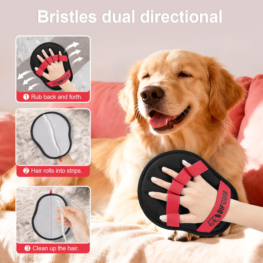 Guante Bifobar para eliminar pelo de ropa y ropa de cama con solo pasar.