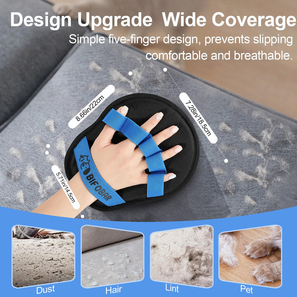 Bifobar glove being rinsed under water to highlight washable reusable design