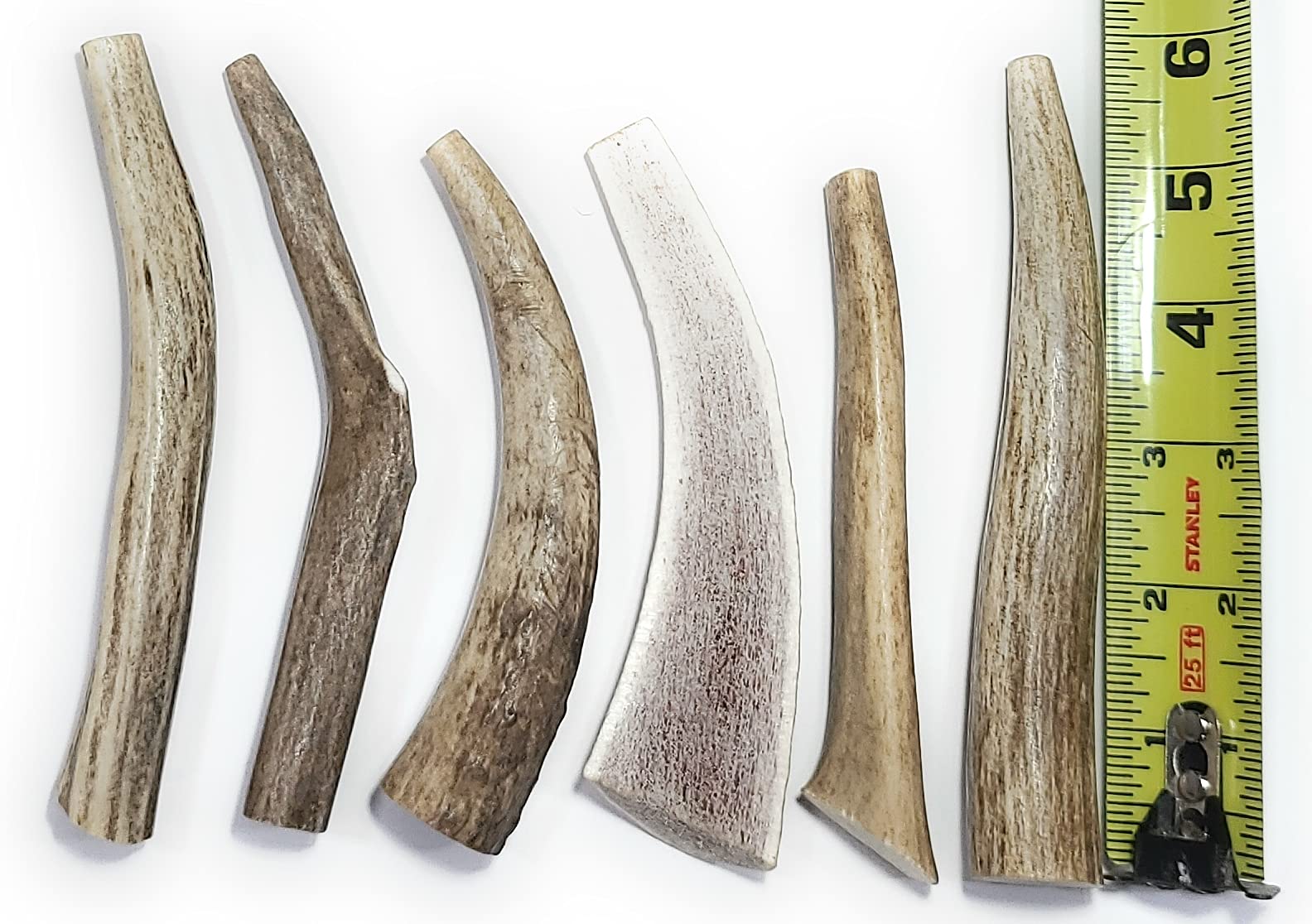 Big Dog Antler Chews six-pack packaging shows durable, long-lasting treats for small dogs.