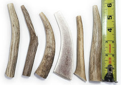 Big Dog Antler Chews six-pack packaging shows durable, long-lasting treats for small dogs.