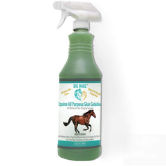 Big Mare all-purpose skin wound care bottle for routine equine first aid.