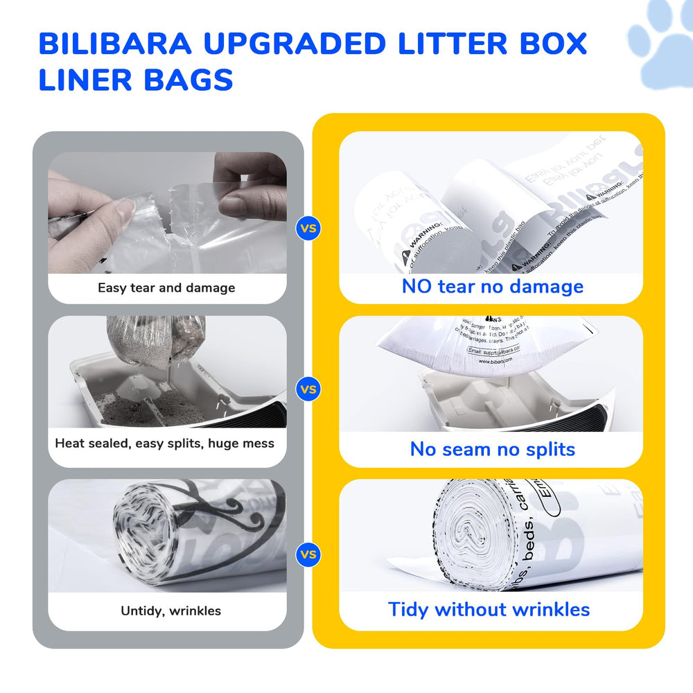 Bilibara 1-mil thick liner for durability and leak protection