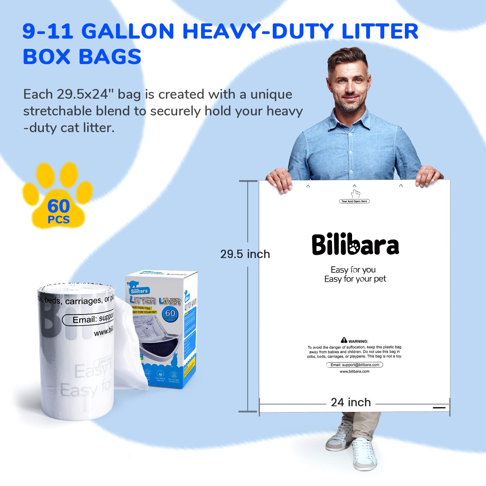Bilibara odor-contained disposal during bag removal