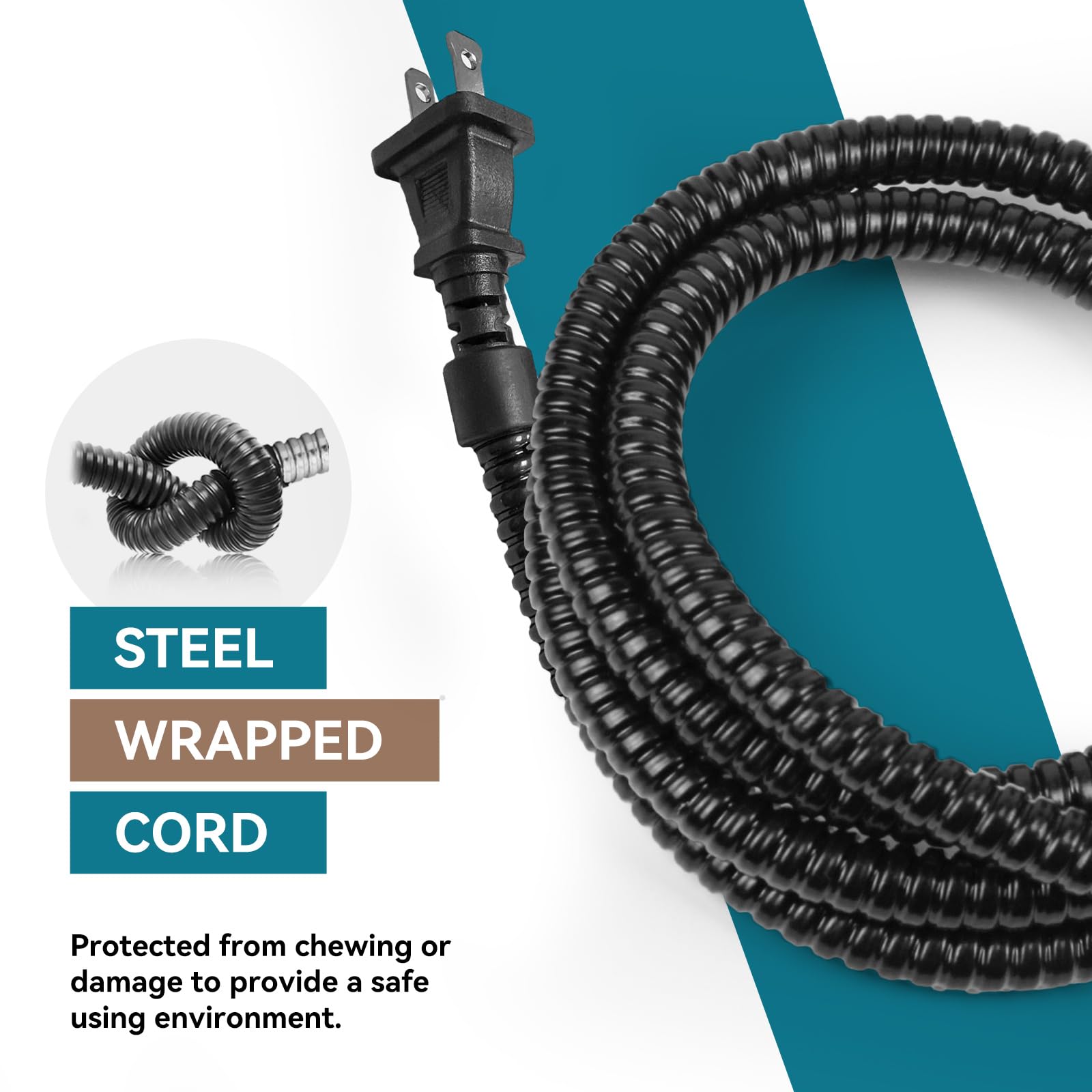 Billionchains BPA free material keeps water safe for outdoor pets