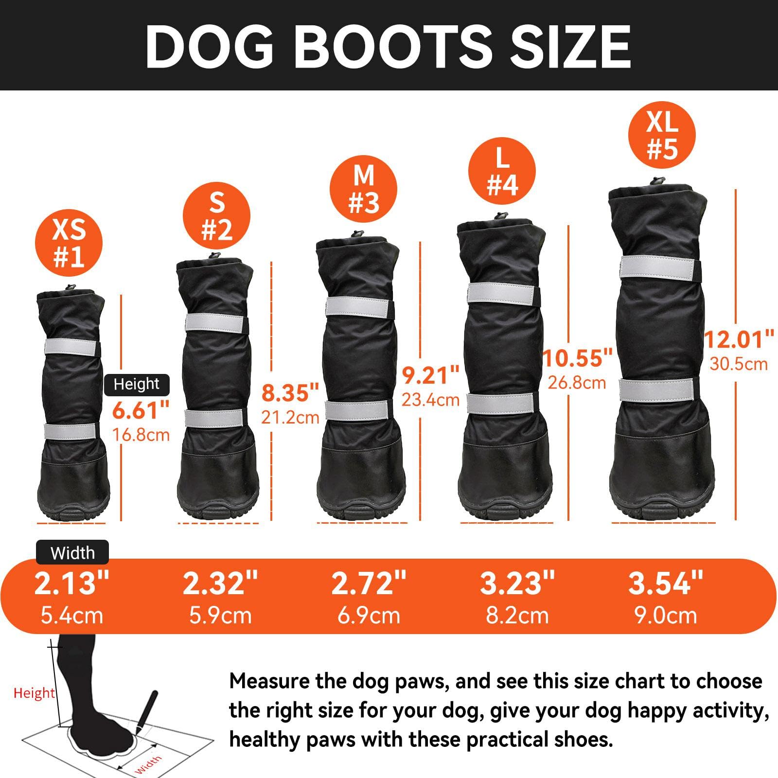 Billionchains size chart; measure paws for a comfy, proper fit.