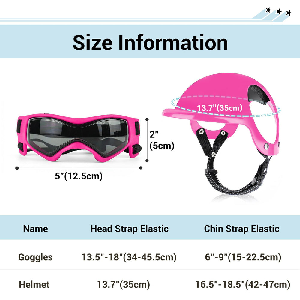 BillionChains dog helmet pink packaging image suggests travel-ready safety.