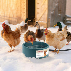 Billionchains water bowl red indicator shows power status for reliable outdoor use