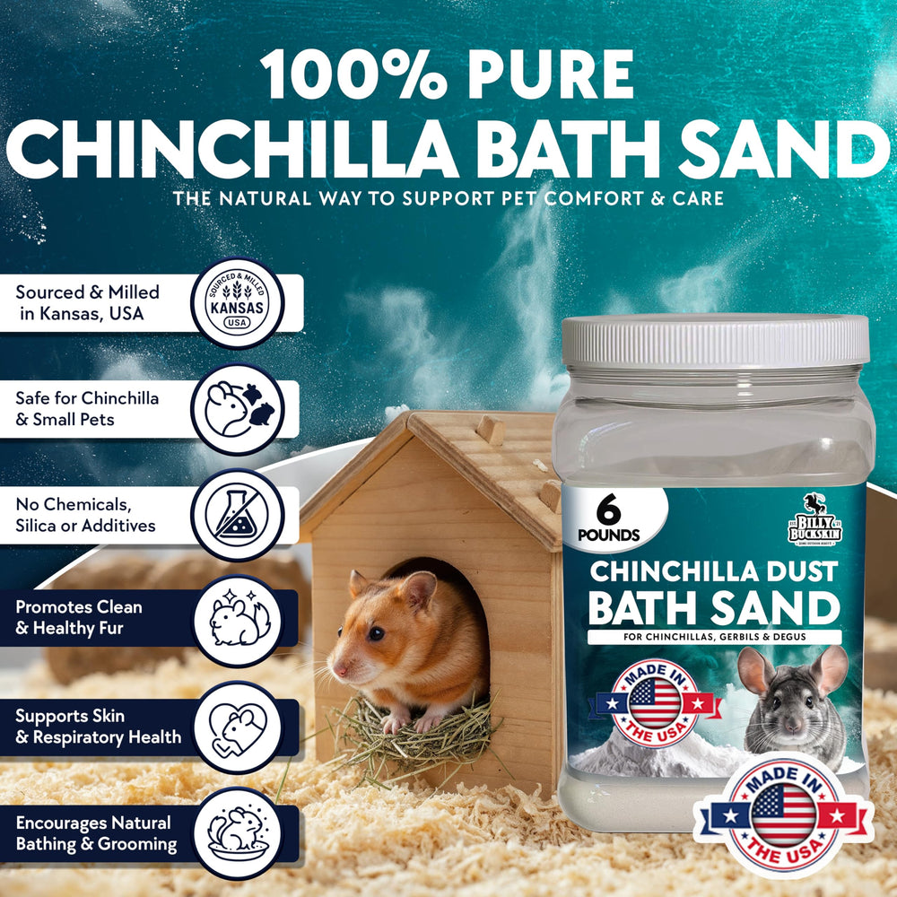 Billy Buckskin ultra-fine dust texture ideal for small pet grooming