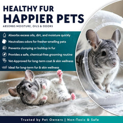Billy Buckskin USA-sourced dust indicating natural, ethical pet care