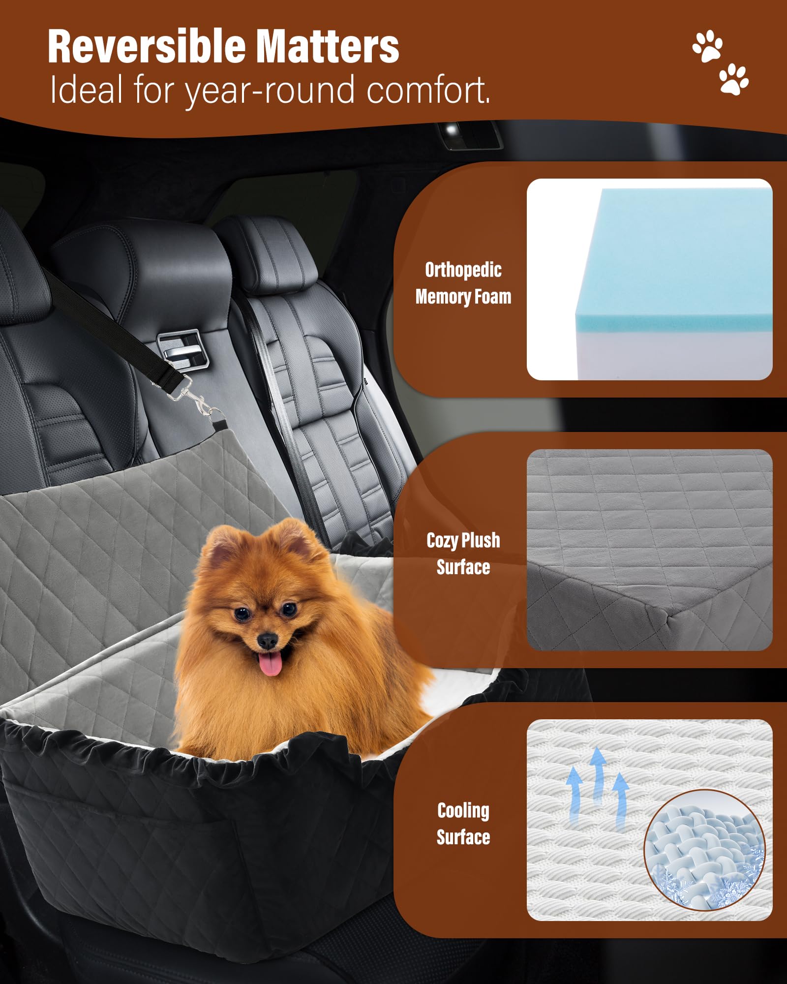 Bilypaws interior dimensions show space for two pets or one large dog