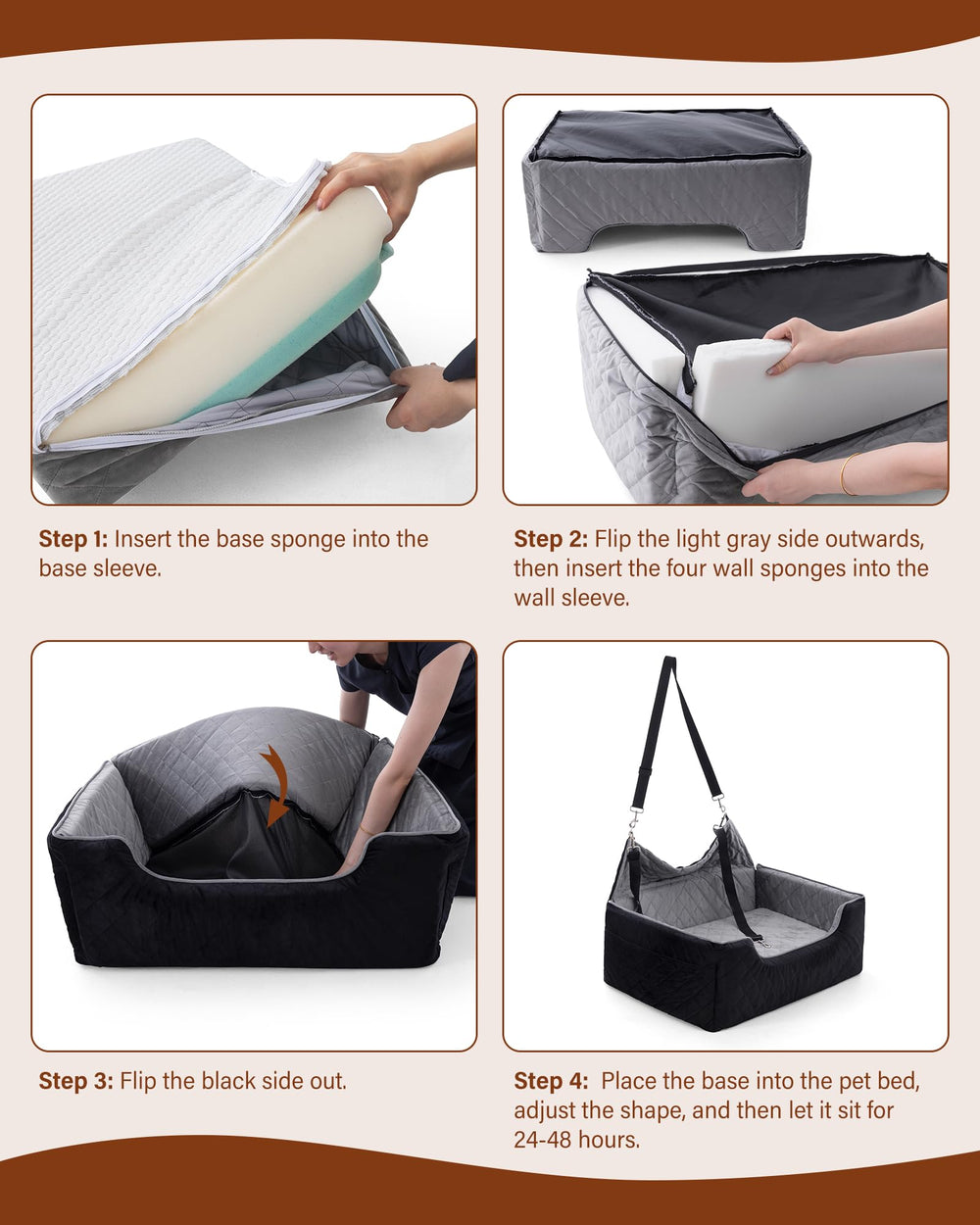 Bilypaws detachable washable cover for easy cleaning