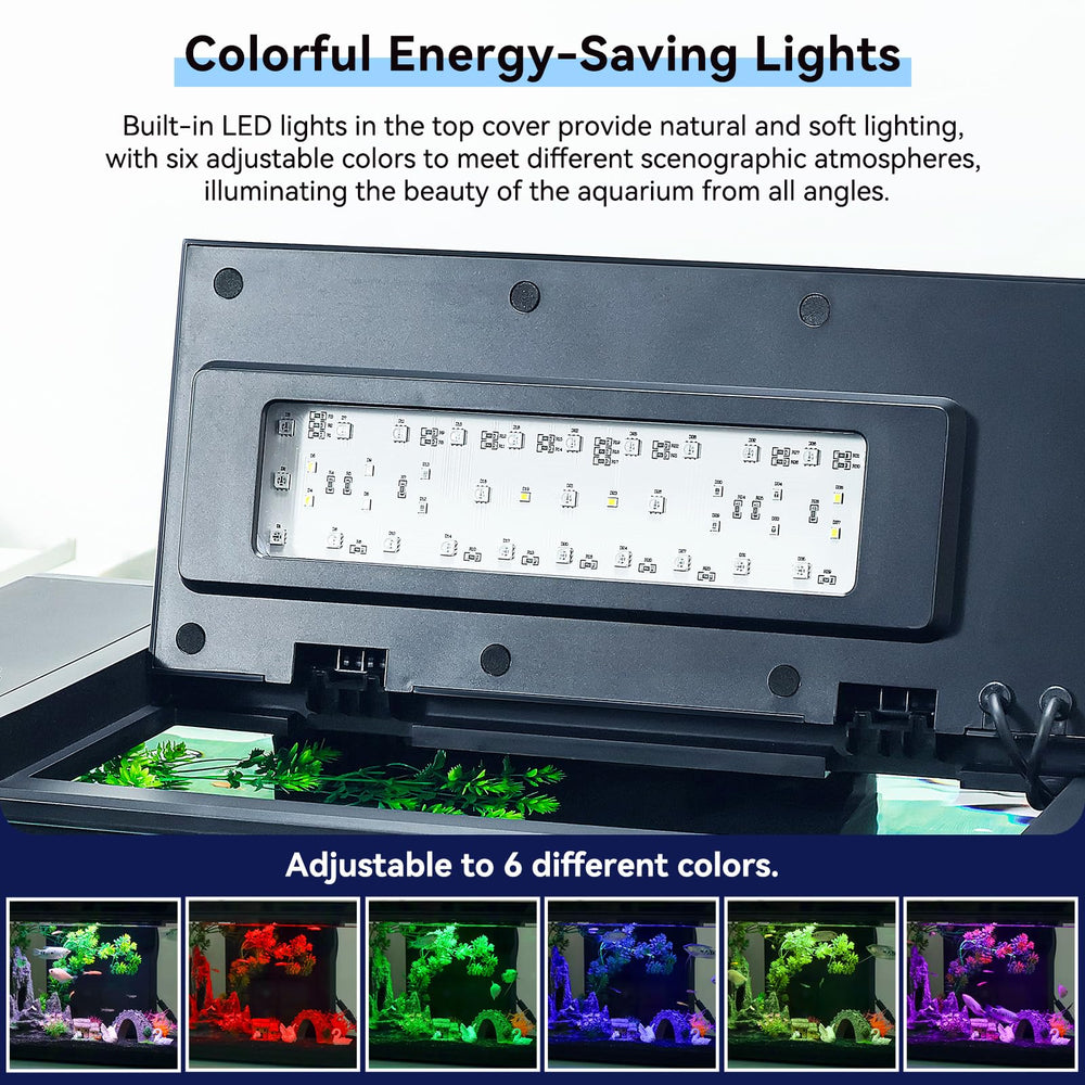 BINANO fish tank adaptable filtration offers flexible placement