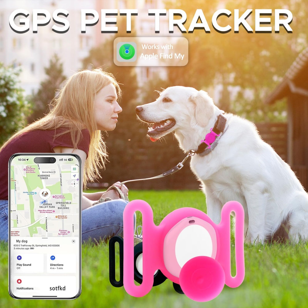 Bingolar mini GPS pet tracker with silicone cover offers lightweight tracking.