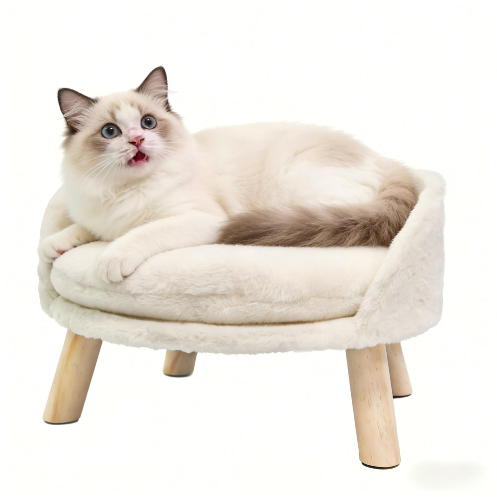 BingoPaw triangular wood legs offer durable stability.