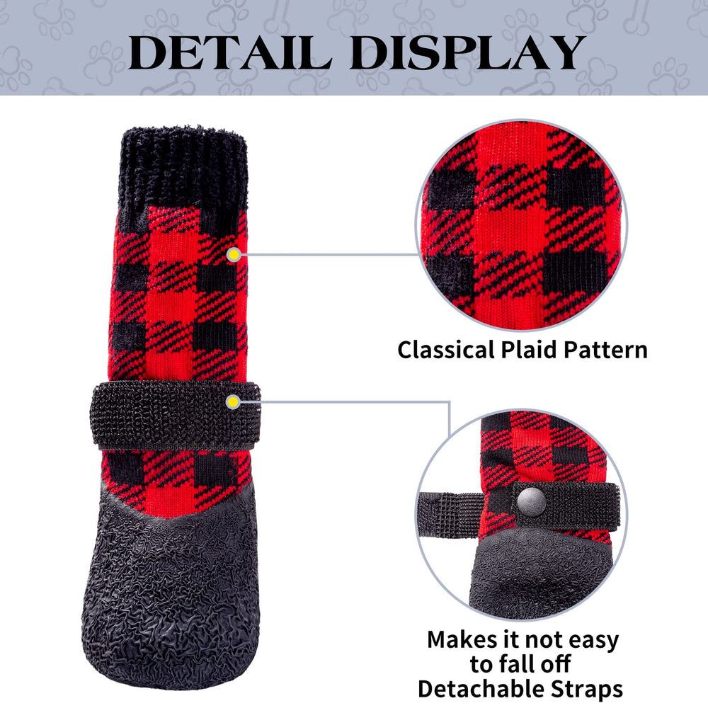 BINGPET paw size chart image helps buyers pick correct fit.