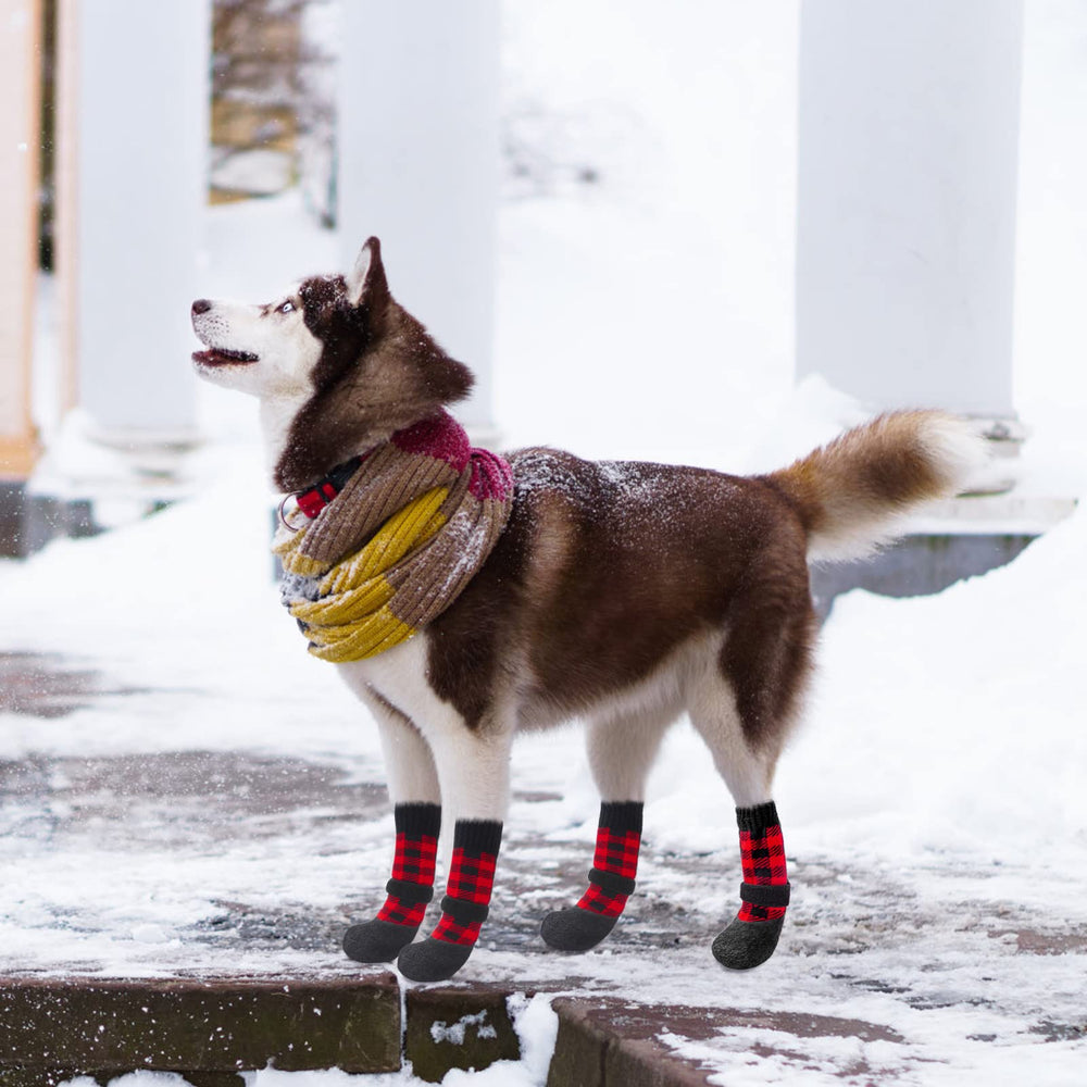 BINGPET anti-slip socks waterproof bottom shows grip on slick surfaces.