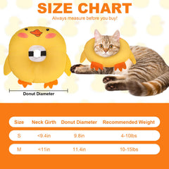 BINGPET Cat Cone Collar low-profile design preserves vision and mobility