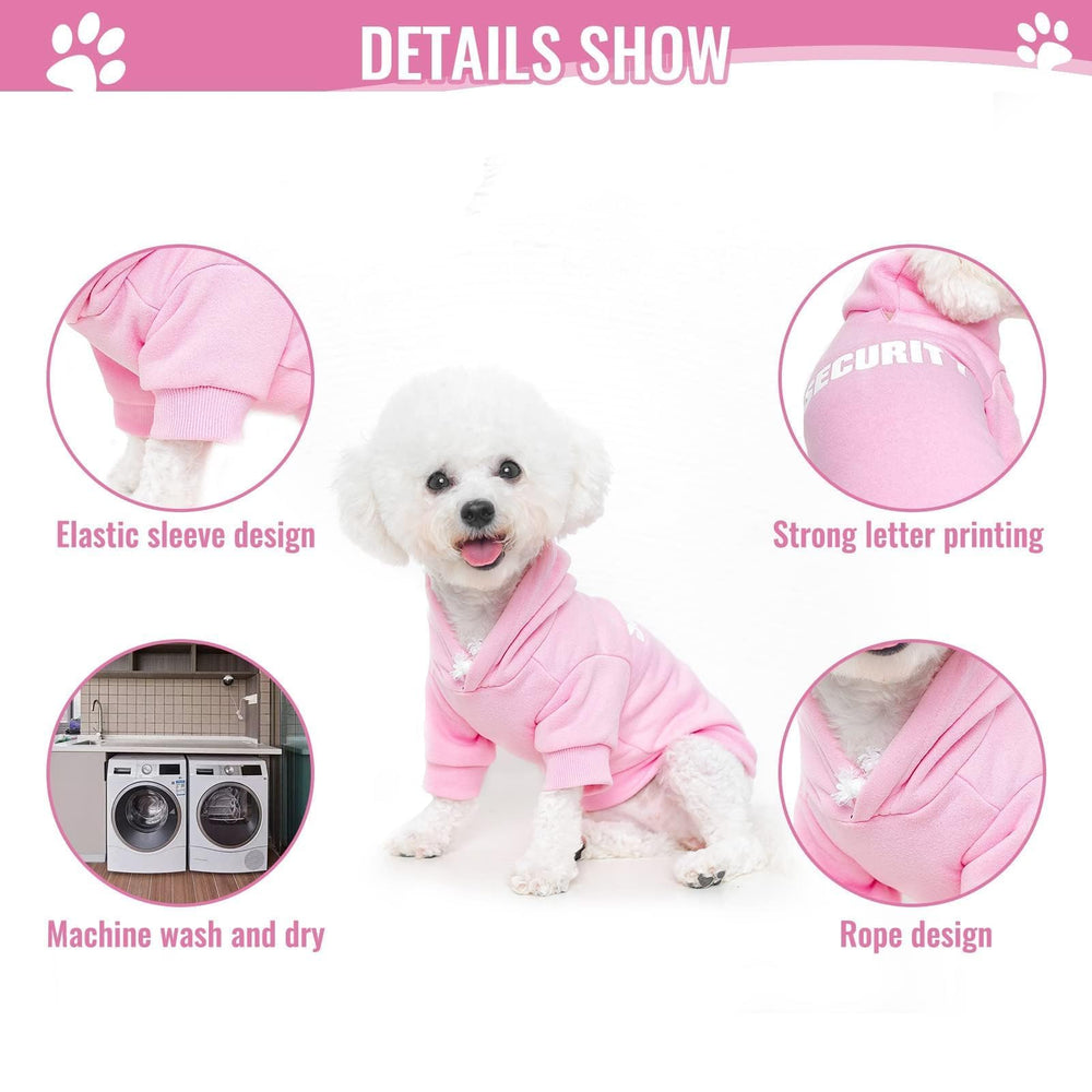 BINGPET diseño moderno para perro con capucha, estilo práctico para salir.
