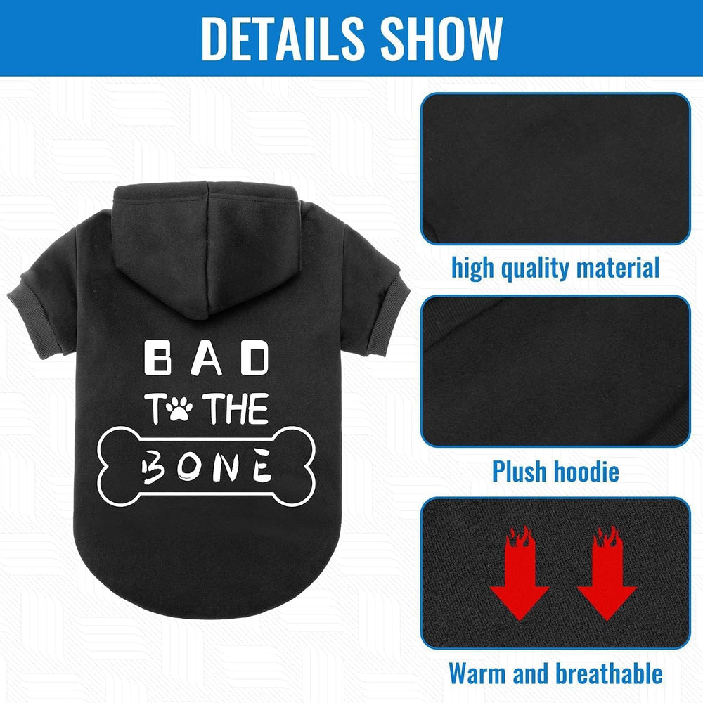 BINGPET hoodie back design highlights classic style and durability