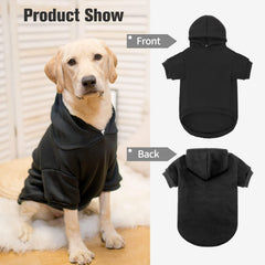 BINGPET hoodie fabric close-up showing quality stitching and fabric texture