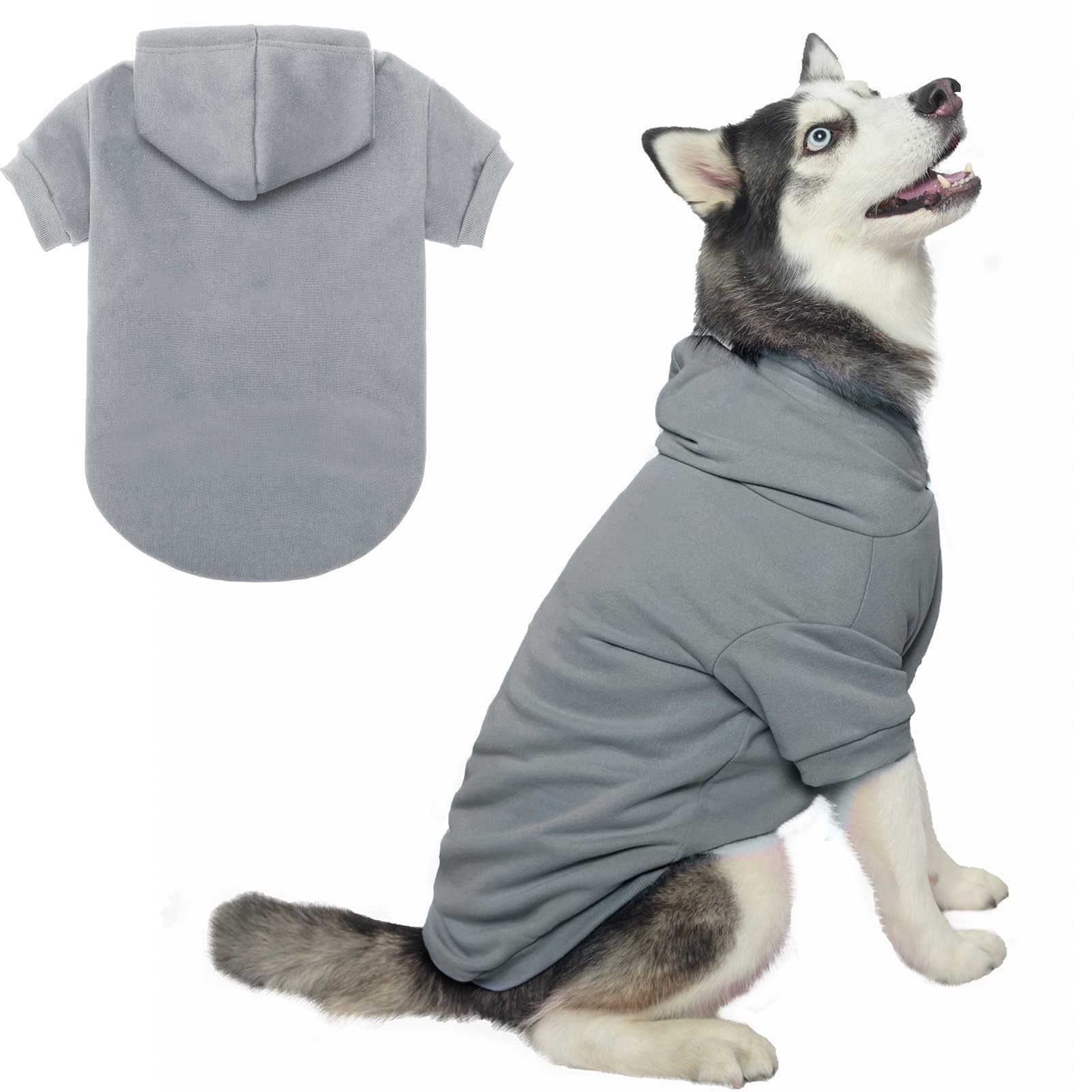 BINGPET dog hoodie pullover design wearable for easy on-off comfort.