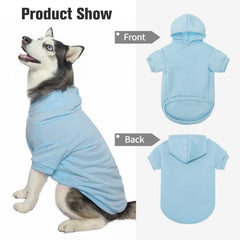 BINGPET dog hoodie size chart helps pick the perfect fit for any breed.