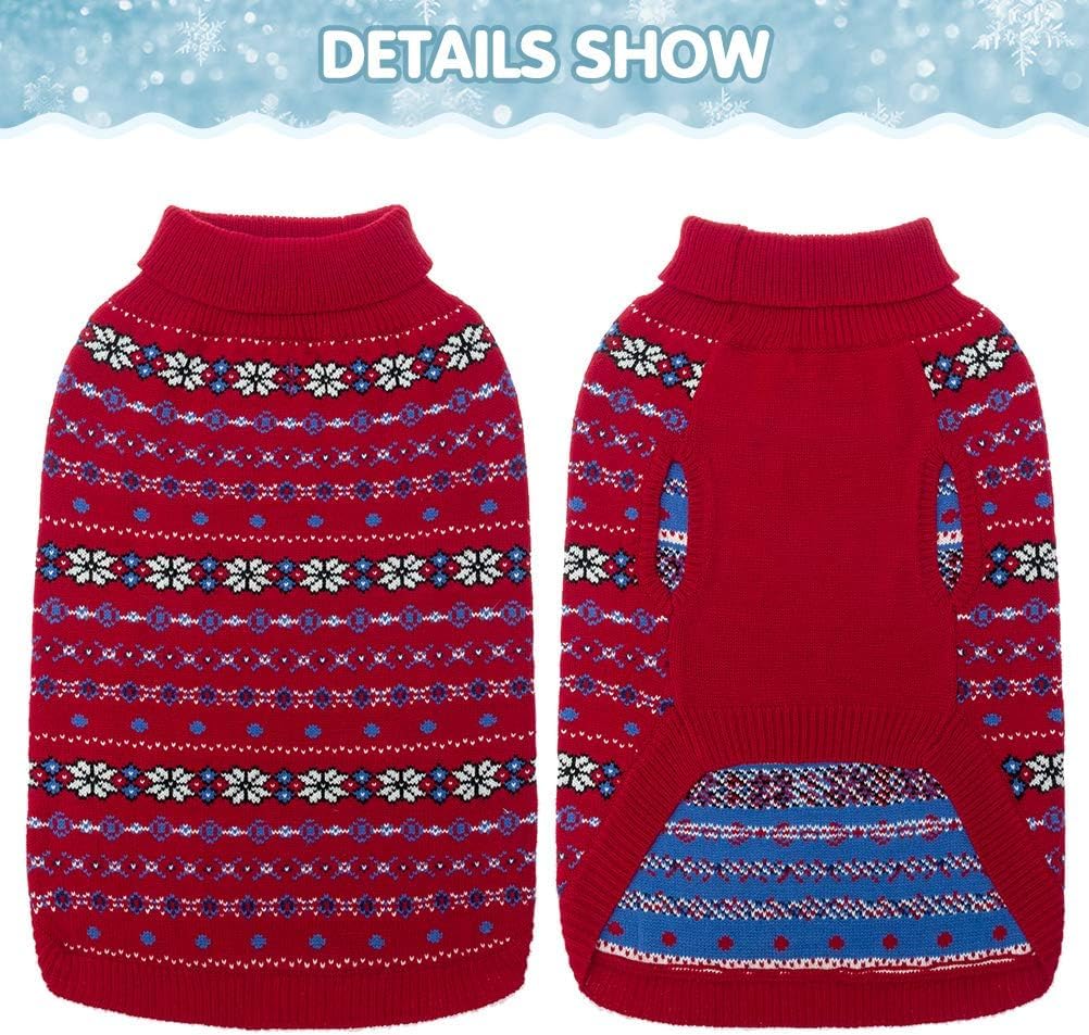BINGPET cozy knit keeps pets comfortable on chilly outings.