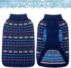 BINGPET knit detail close-up reveals soft acrylic warmth and durable stitching
