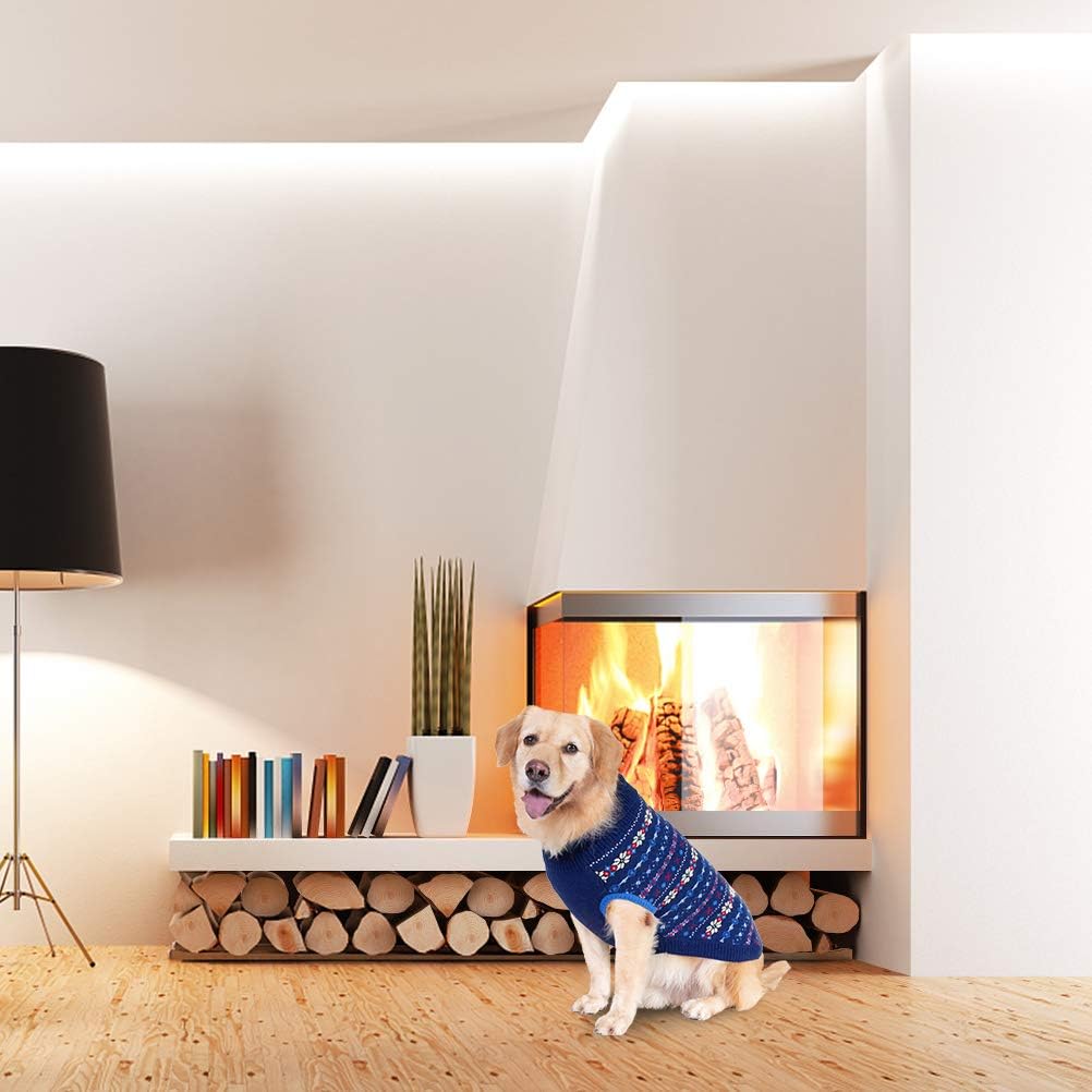BINGPET dog sweater size chart helps choose the right fit for large dogs