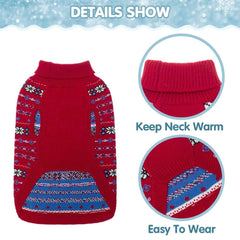 BINGPET dog sweater worn at winter parties enables adorable photos