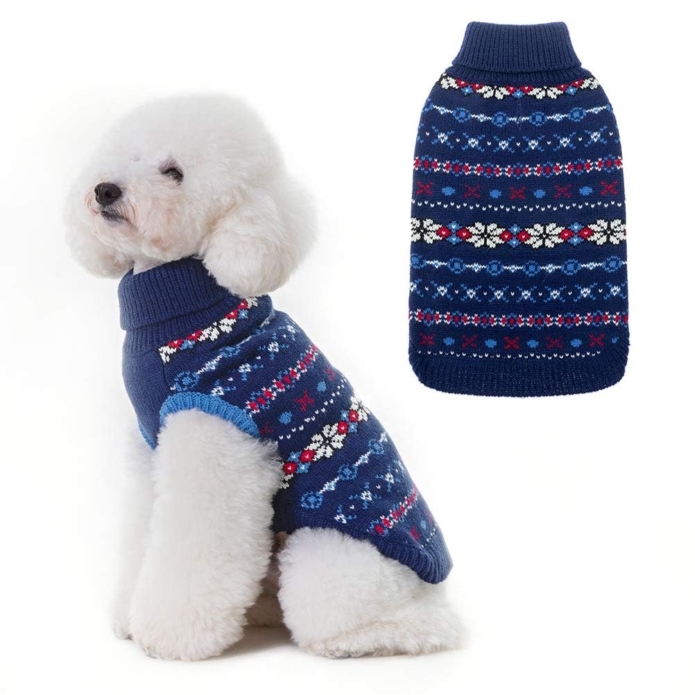 BINGPET dog sweater winter warm fabric for cold days