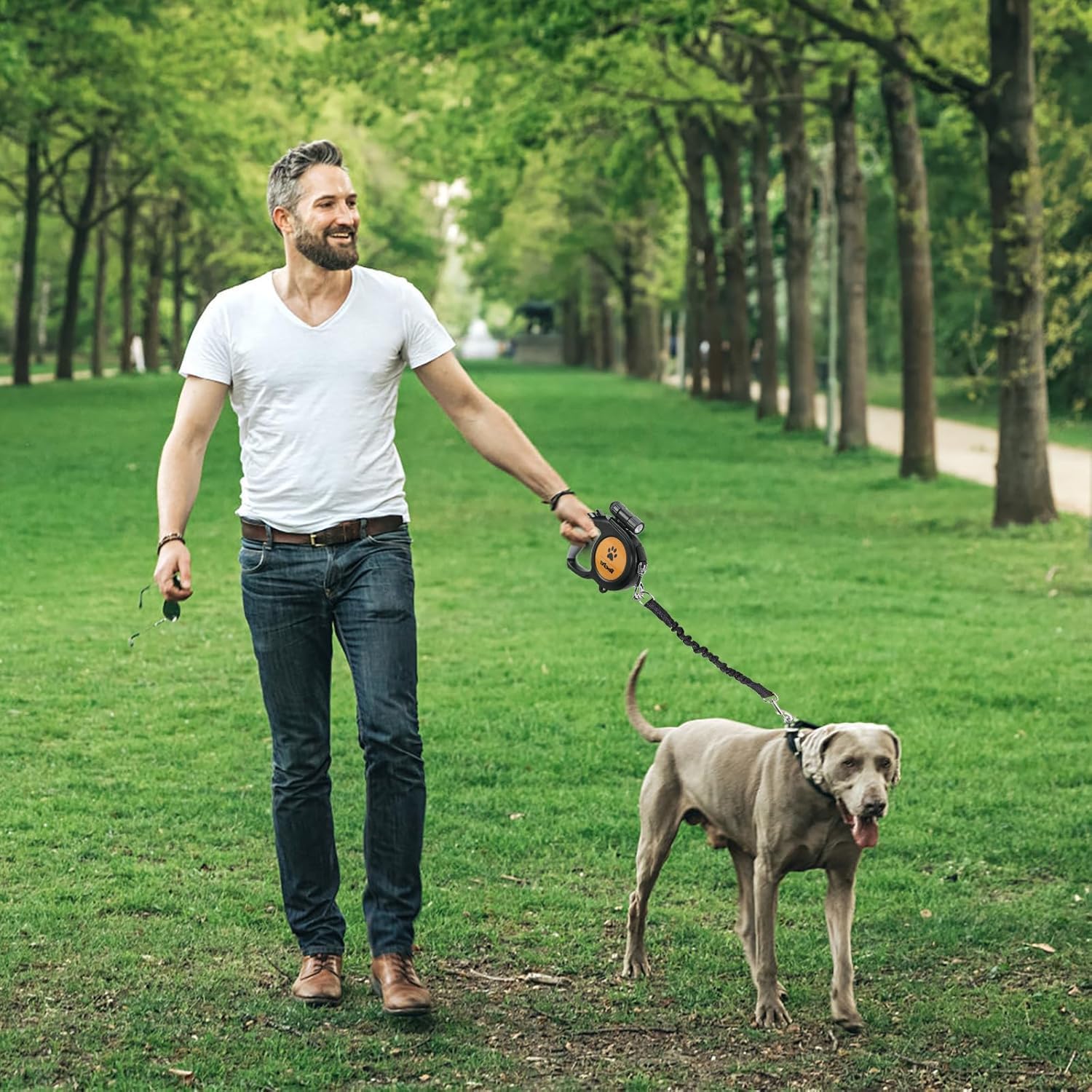 BINGPET ergonomic soft-handle provides comfortable one-handed control