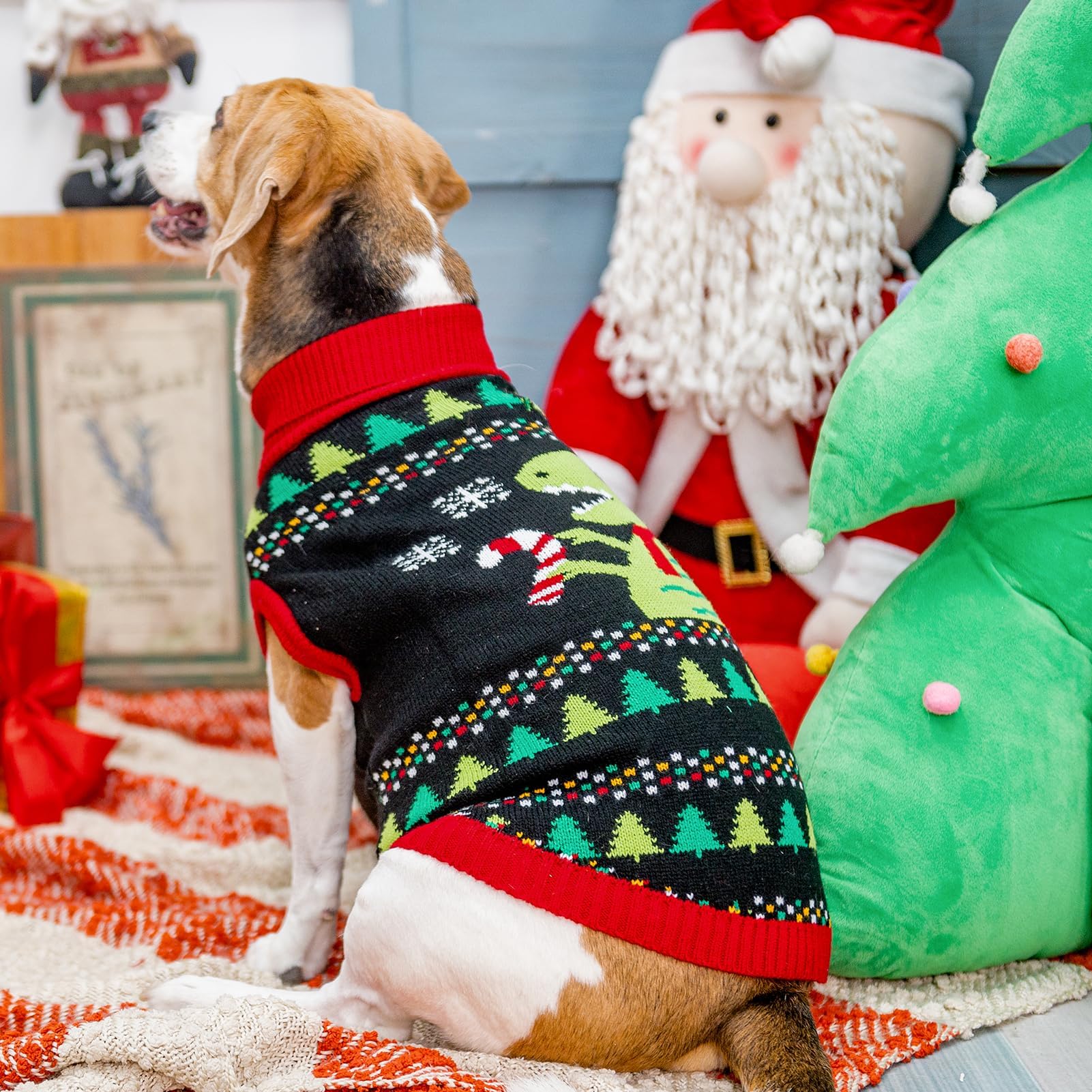 BINGPET Knit Puppy Sweater offers warmth and stretch for comfortable winter wear