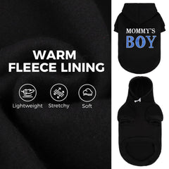 BINGPET Mommy's Boy leash hole design enables safer walking with a threaded leash.