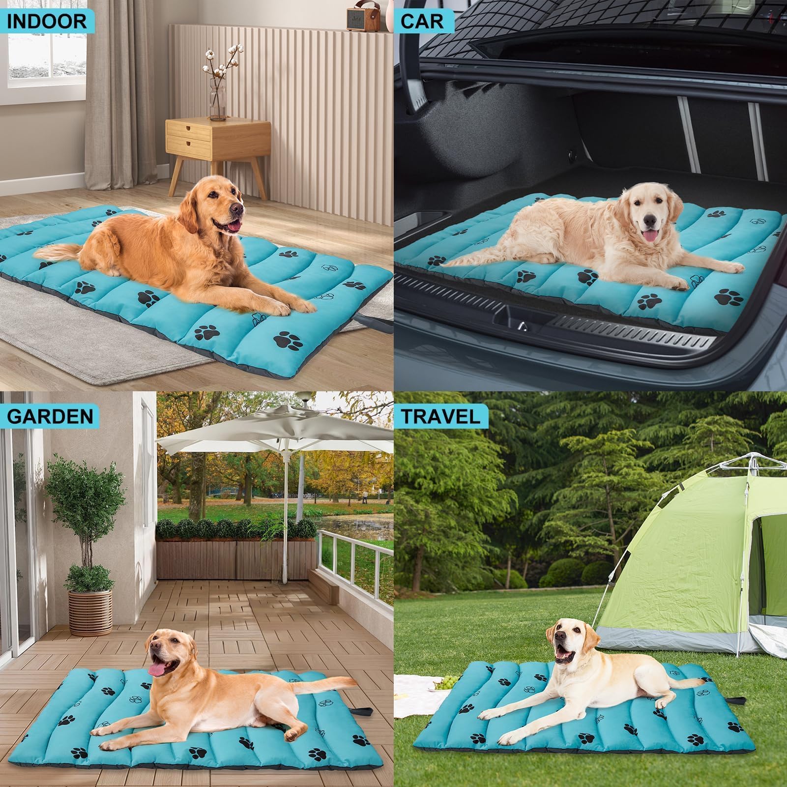 BINGPET reversible gray side resists dirt for easy maintenance