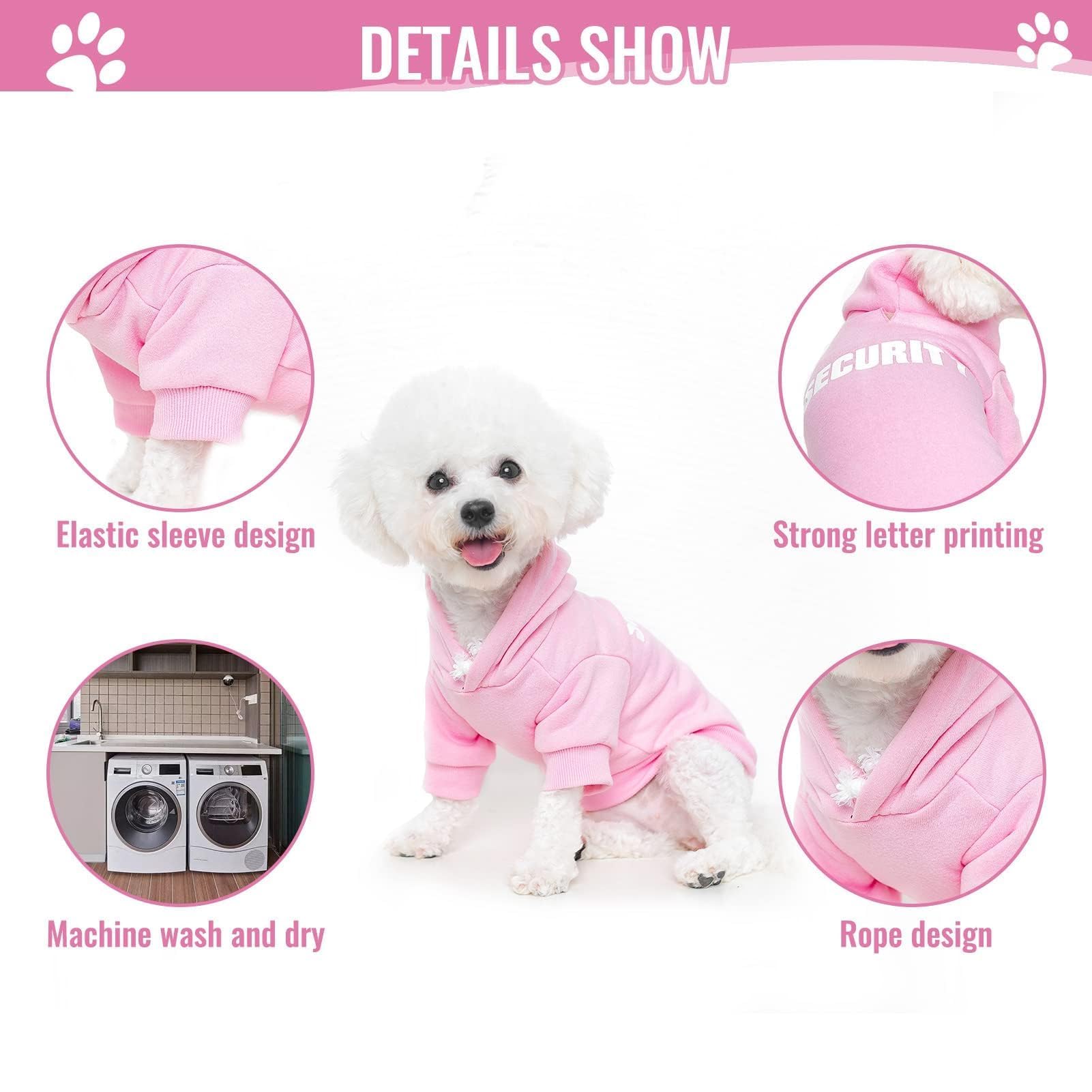 BINGPET ropa perro invierno capucha, estilo y calor ligero.