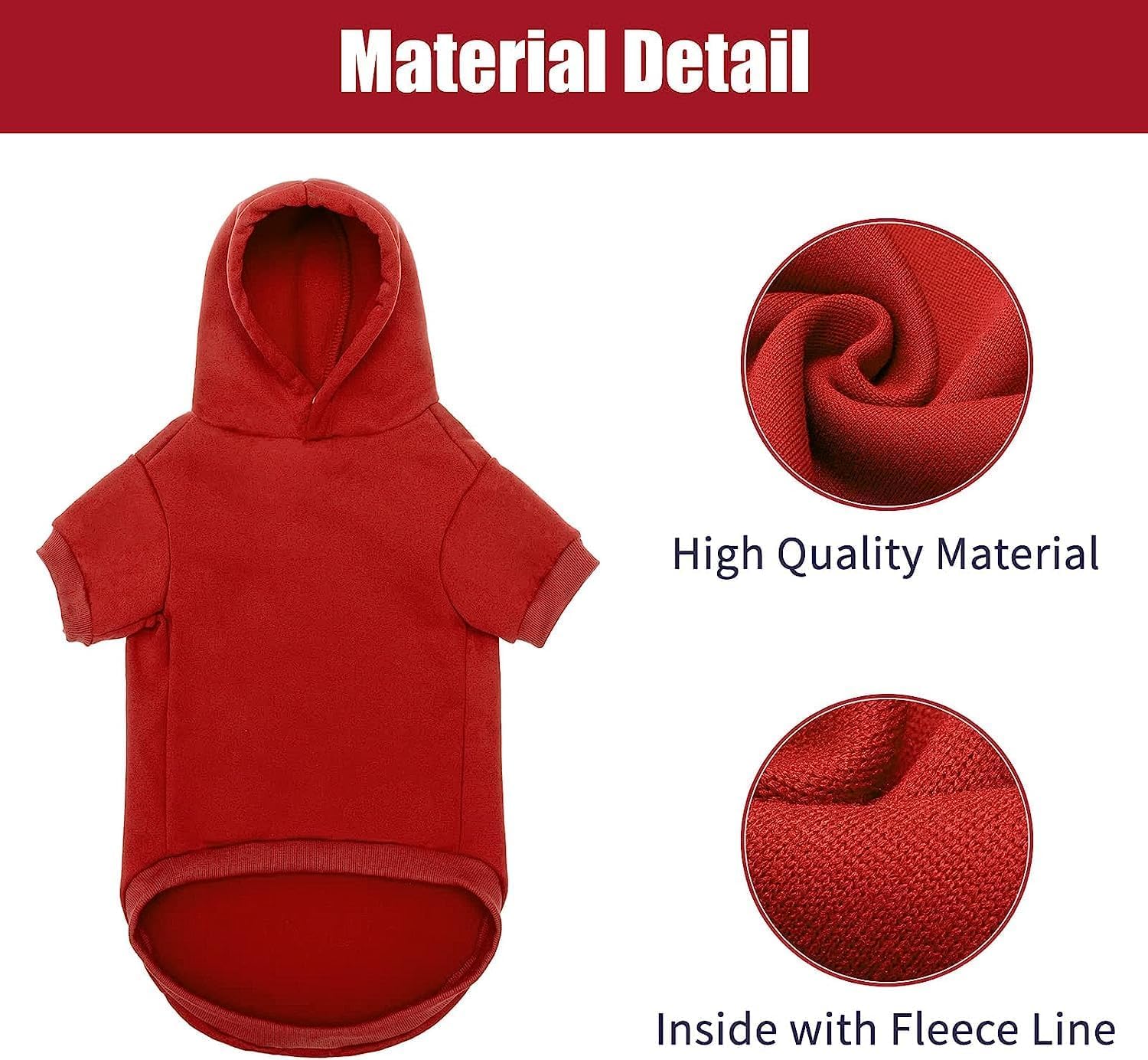 BINGPET security dog hoodie back view, snug fit and stylish design.