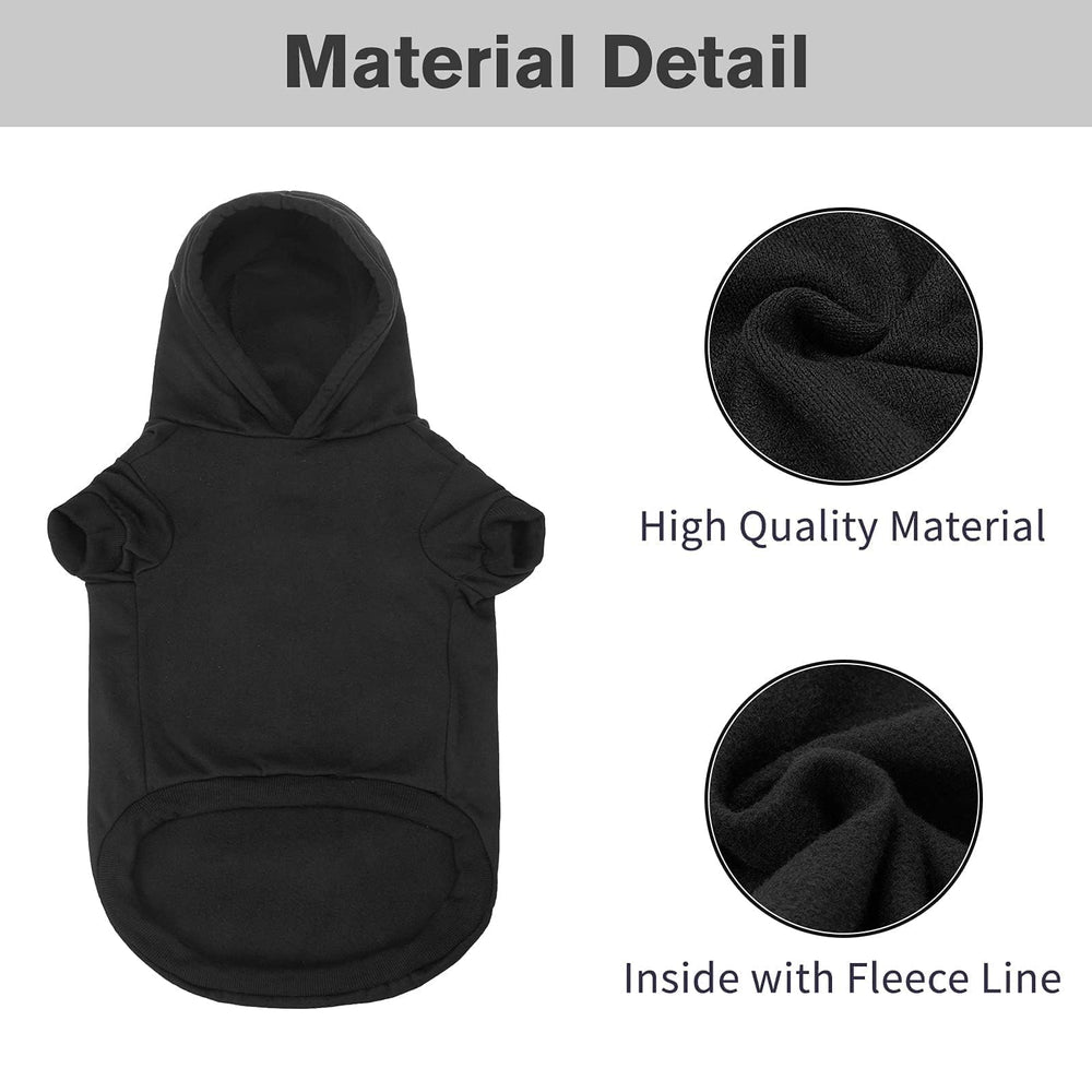 BINGPET Security Dog Hoodie back view with durable printed letters for long-lasting style