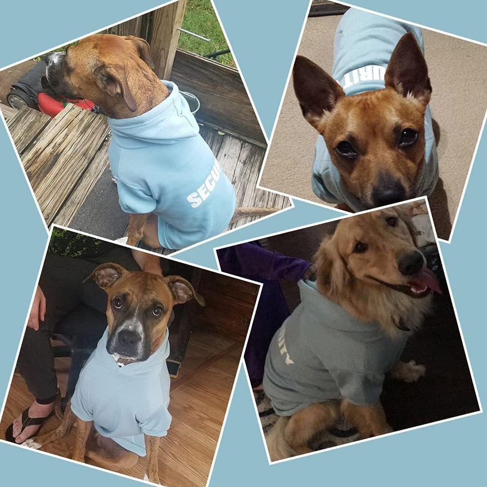 BINGPET Security Dog Hoodie easy-care design supports machine or hand washing.