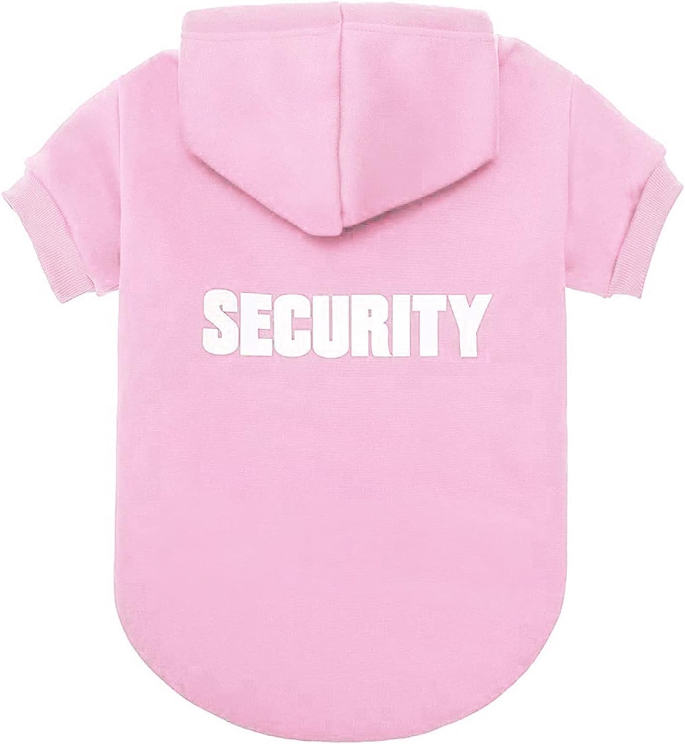 BINGPET Security Dog Hoodie front view with soft fleece warmth for cold walks