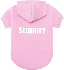 BINGPET Security Dog Hoodie front view with soft fleece warmth for cold walks