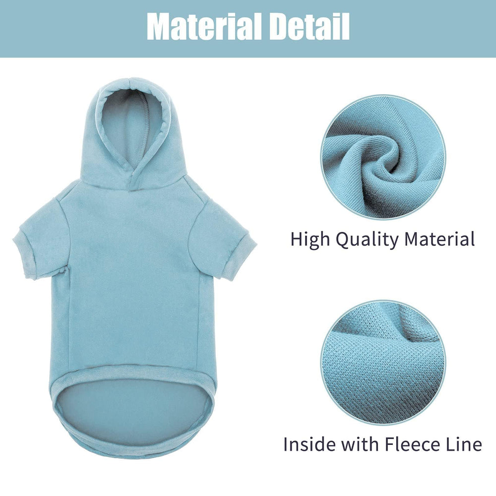 BINGPET Security Dog Hoodie front view keeps your dog warm and stylish outdoors.