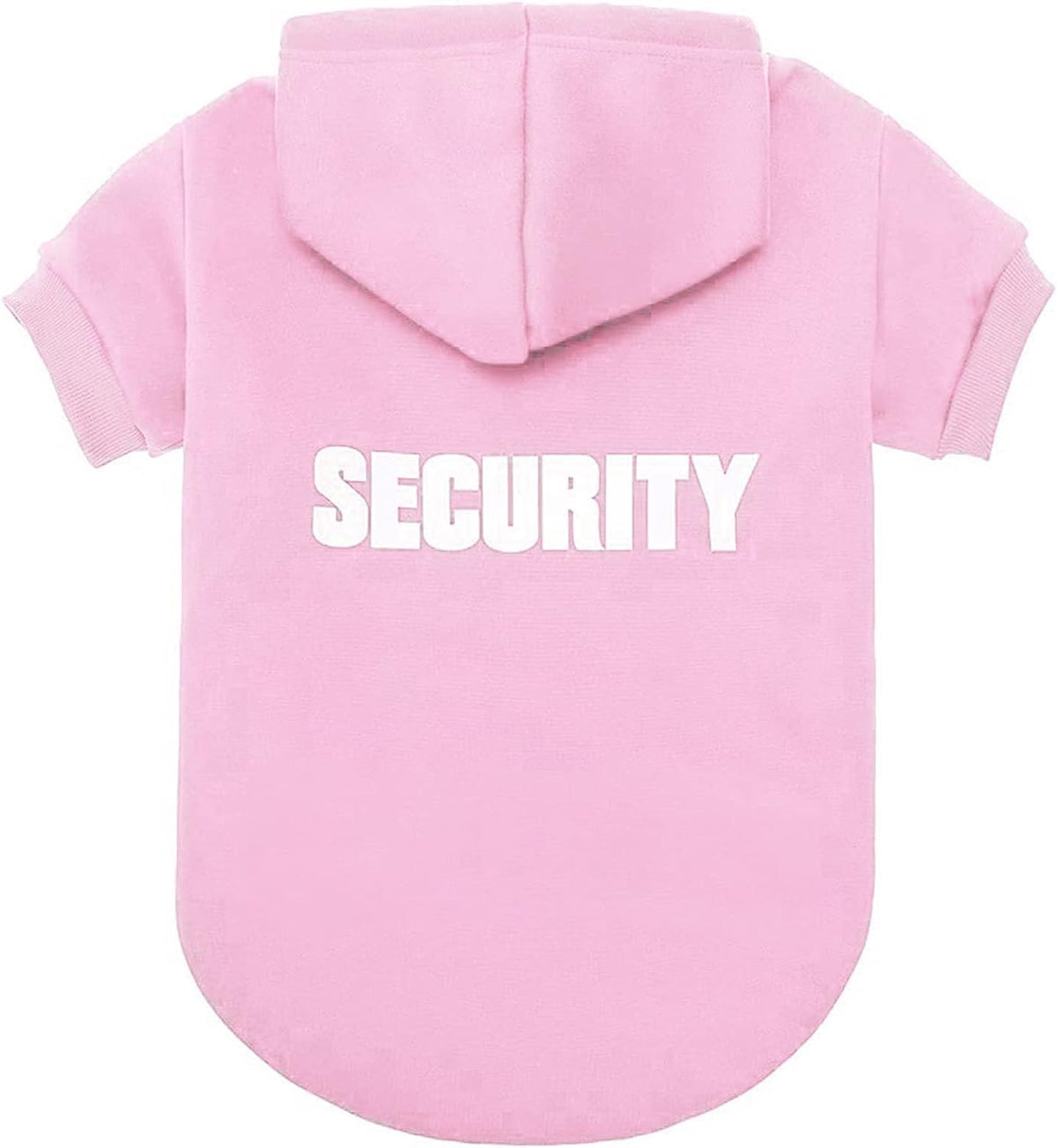 BINGPET security dog hoodie front view shows cozy fleece warmth for cold walks