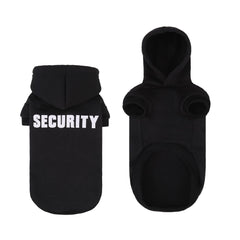 Bingpet security dog hoodie close-up shows soft plush interior for gentle warmth