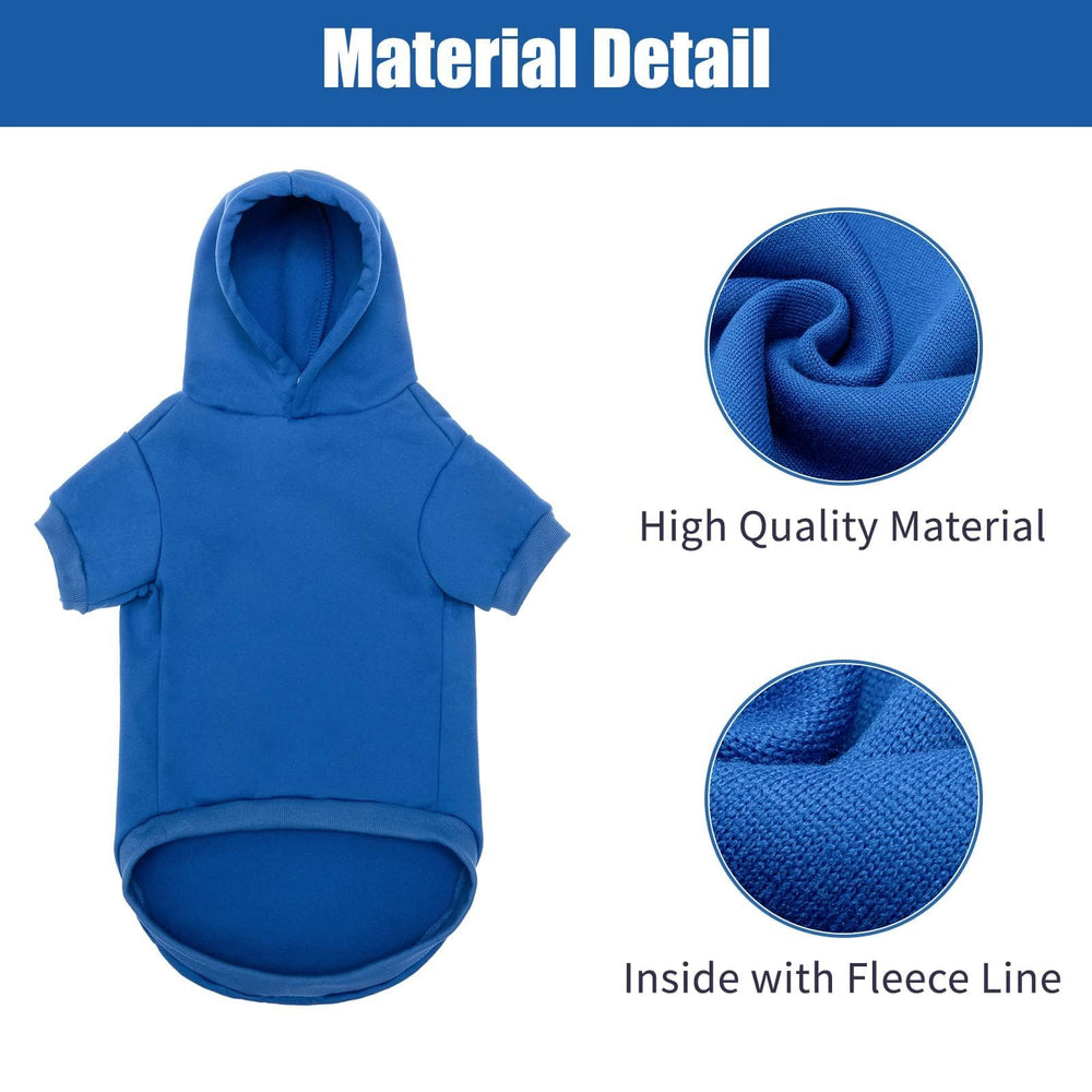 BINGPET Security Dog Hoodie size chart helps you pick the perfect cozy fit.
