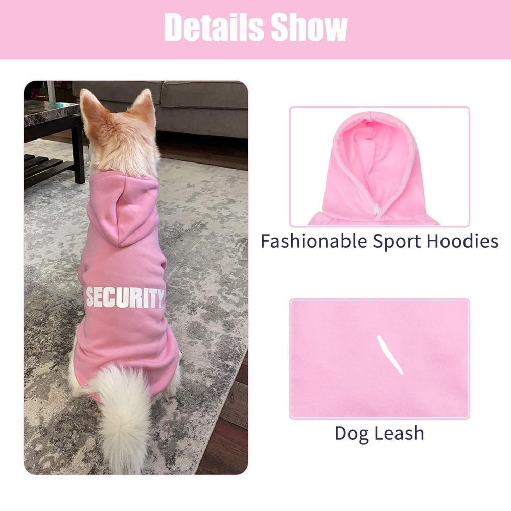 BINGPET Security Dog Hoodie sleeve-fit showing snug sleeves for secure movement.